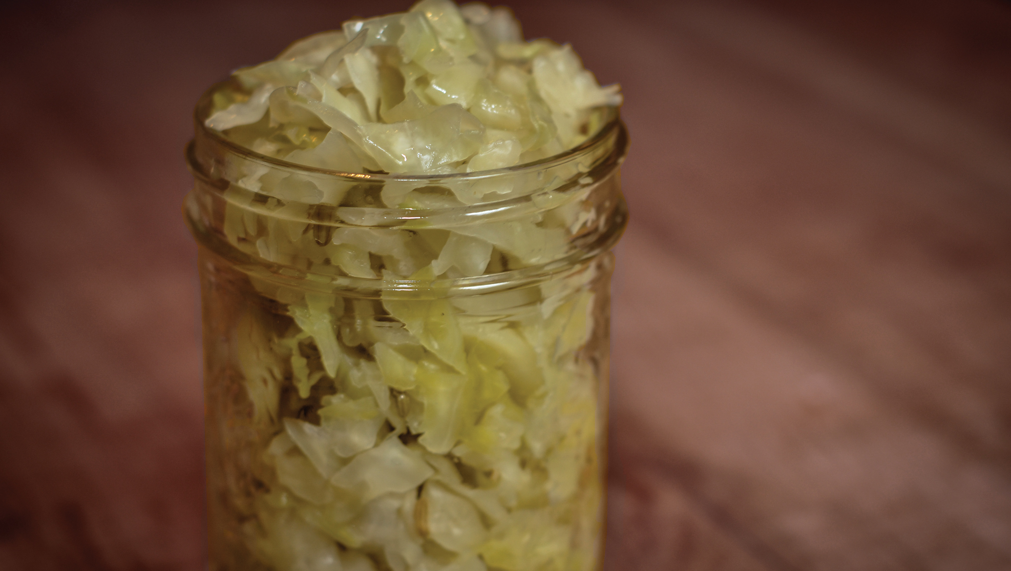 Sauerkraut Fermenting for Digestion Salty