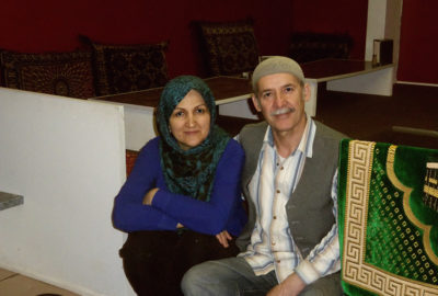 Profile picture of Sara Sadat and Akbar Sadat at their restaurant