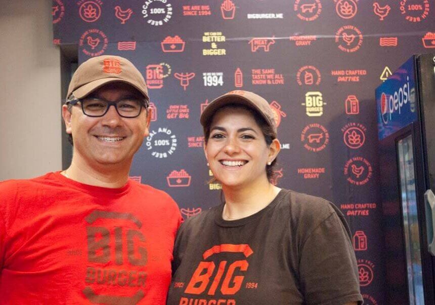 Charbel and Rita Jreji, owners of Big Burger
Photo credit: Cheryl Young/Salty
