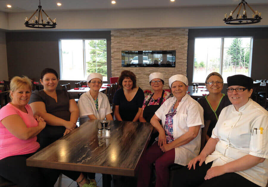 Our Family Traditions' staff ready to serve Tignish all year-round//Photo Credit: Katherine Bell