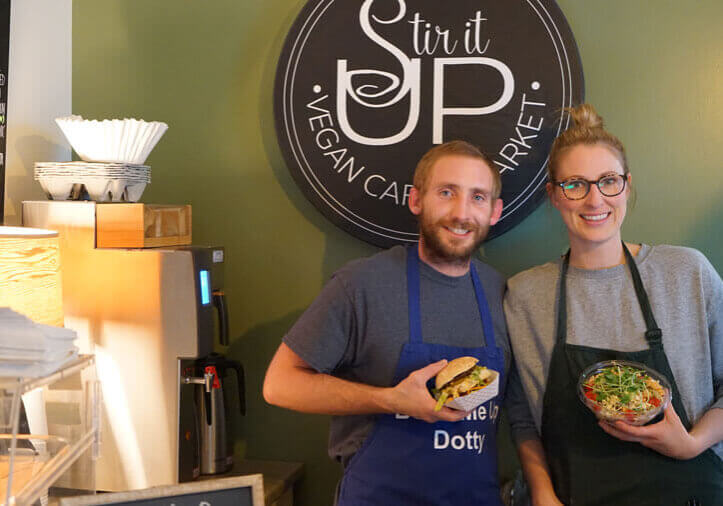 Kevin and Aurora MacLean build success around plant-based eating Photo credit: Evan Ceretti