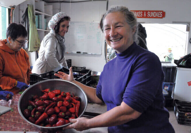Pauline Howard took the lead on organizing fermentation parties in partnership with Heart Beet Organics this fall//Photo Credit: Laura Weatherbie/Salty