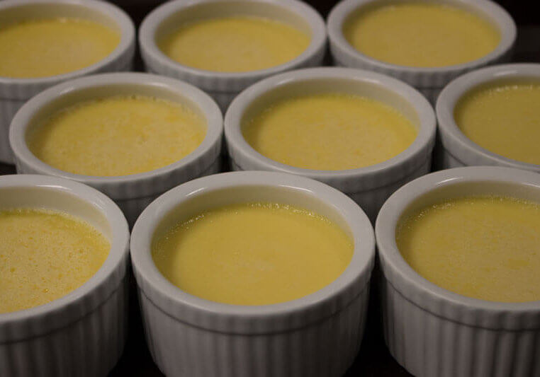 Maple Creme Brulee before sugar is caramelized on top//Photo credit: Laura Weatherbie/Salty
