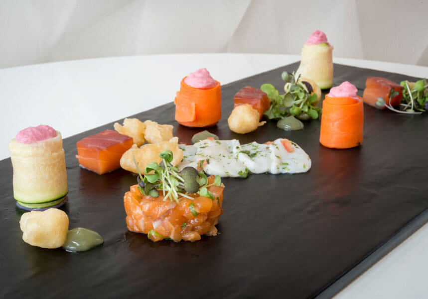 2017 The APPsolute Seafood Starter Judges Choice Winner Water's Edge Resto Bar Grill, Chef Javier Alarco  Photo credit: Heather Ogg Photography