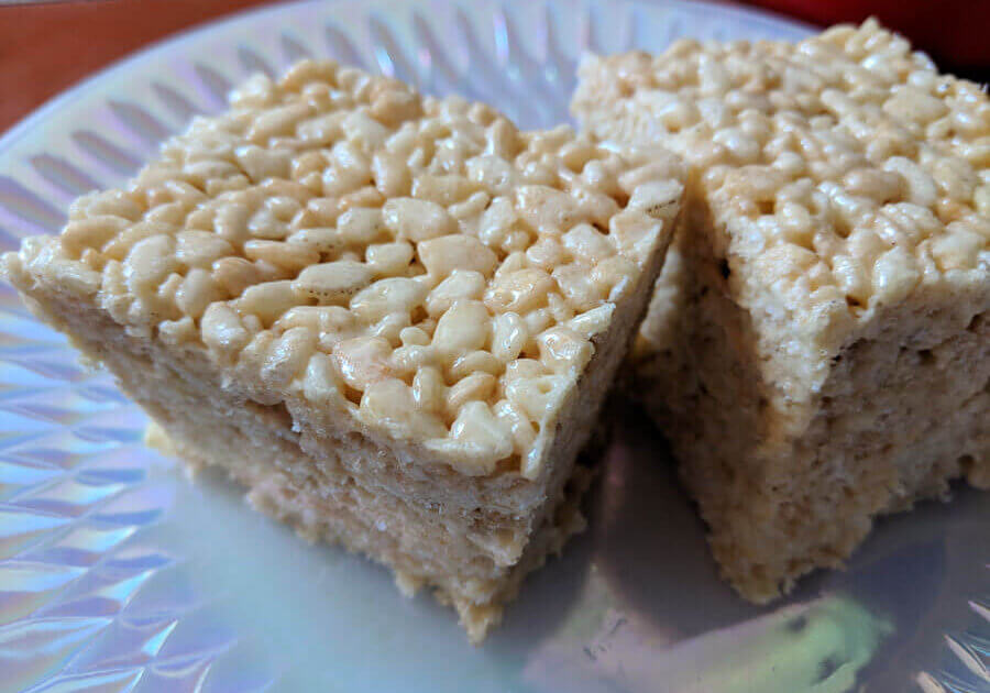 Crispy Squares made with cannabutter  Photo credit: Emilee Sorrey
